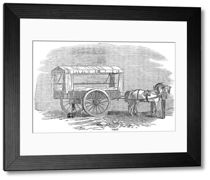 Framed Print : New Ambulance with the Army in the East, 1854. Creator: Unknown Framed Print : New Ambulance with the Army in the East, 1854. Creator: Unknown
