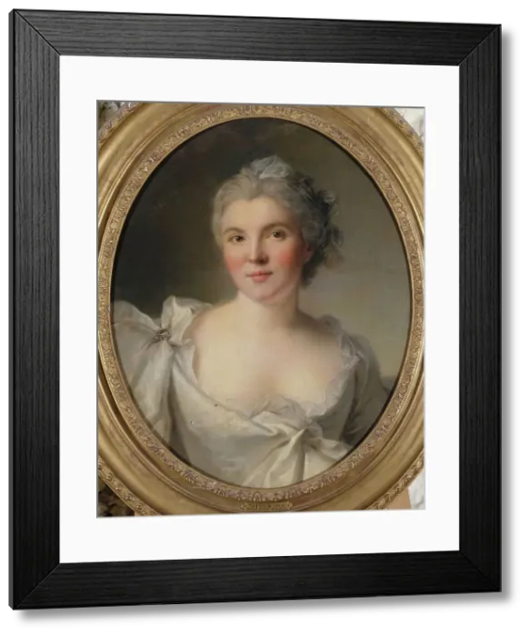Framed Print : Portrait de femme, between 1685 and 1766. Creator: Jean-Marc Nattier Framed Print : Portrait de femme, between 1685 and 1766. Creator: Jean-Marc Nattier