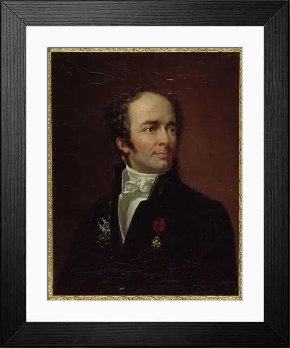 Framed Print : Portrait of Maximilien Sébastien Foy (1775-1825), c1820. Creator: Pierre-Roch Vigneron Framed Print : Portrait of Maximilien Sébastien Foy (1775-1825), c1820. Creator: Pierre-Roch Vigneron