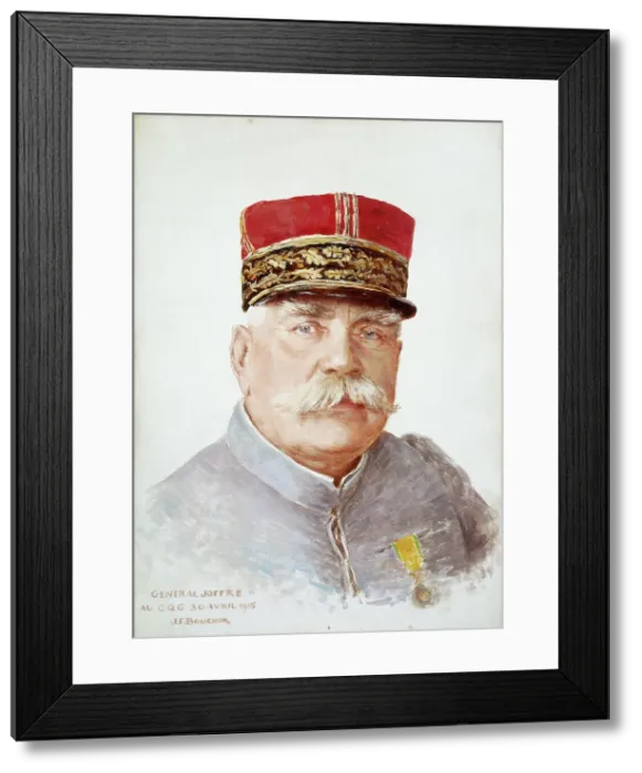 Framed Print : Portrait of General Joseph Joffre (1852-1931), 1915. Creator: Unknown Framed Print : Portrait of General Joseph Joffre (1852-1931), 1915. Creator: Unknown