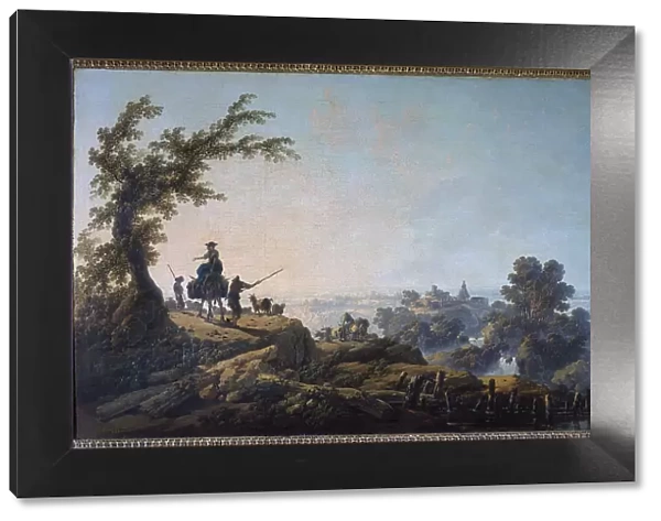 Paysage animé, 1785. Creator: Jean-Baptiste Pillement