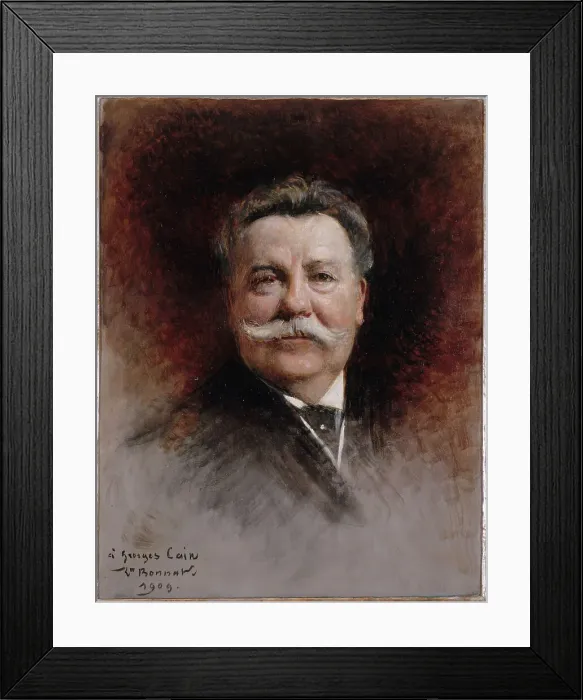 Framed Print : Portrait of Georges Cain (1853-1919), painter and writer, 1909. Creator: Unknown Framed Print : Portrait of Georges Cain (1853-1919), painter and writer, 1909. Creator: Unknown