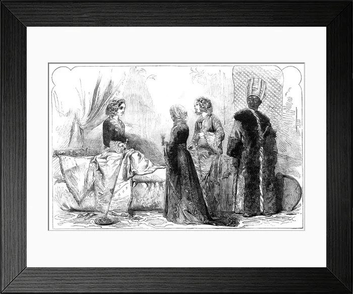 Framed Print : The Turkish Museum - The Hareem, 1854. Creator: Unknown. The Turkish Museum - The Hareem, 1854. Creator: Unknown Framed Print : The Turkish Museum - The Hareem, 1854. Creator: Unknown. The Turkish Museum - The Hareem, 1854. Creator: Unknown