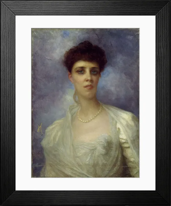 Framed Print : Portrait of Marie -Thérèse de Ségur, countess of Guerne (1859 - 1933), 1898. Creator: Unknown Framed Print : Portrait of Marie -Thérèse de Ségur, countess of Guerne (1859 - 1933), 1898. Creator: Unknown