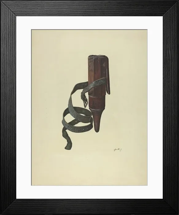 Framed Print : Zoar Whetstone Case, c. 1937. Creator: Jerry Guinta Framed Print : Zoar Whetstone Case, c. 1937. Creator: Jerry Guinta