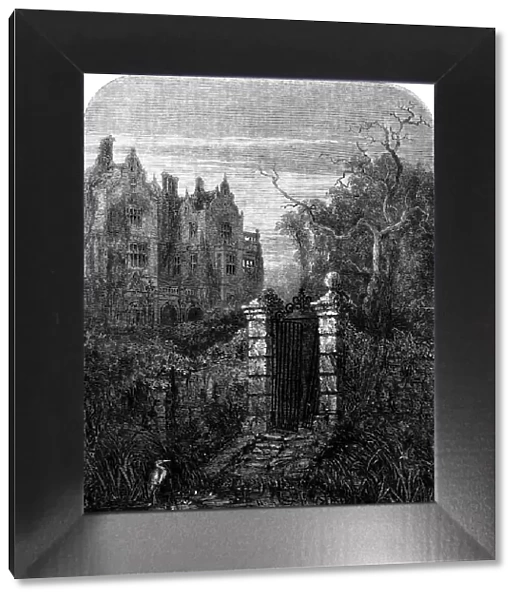 'The Haunted House' - drawn by S. Read, 1854. Creator: W. J. Linton. 'The Haunted House' - drawn by S. Read, 1854. Creator: W. J. Linton