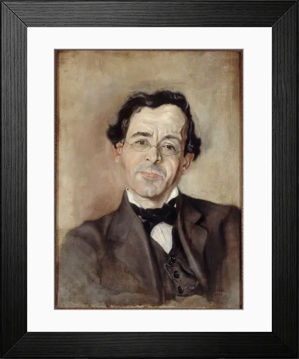 Framed Print : Portrait of Paul Léautaud (1872-1956), writer and columnist, 1915. Creator: Unknown Framed Print : Portrait of Paul Léautaud (1872-1956), writer and columnist, 1915. Creator: Unknown
