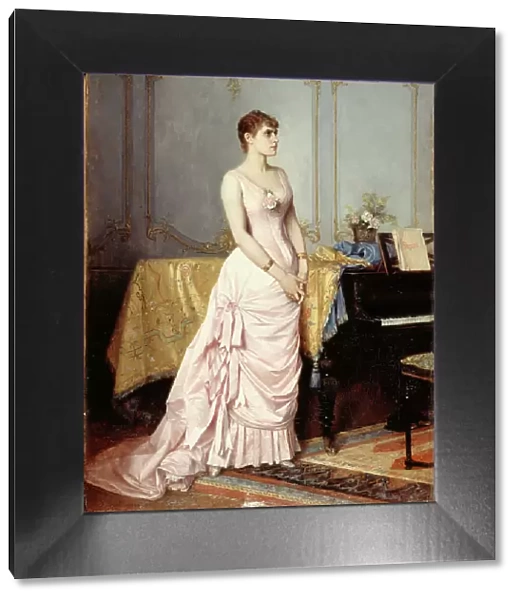 Portrait of Rose Caron (1857-1890), singer, 1886. Creator: Auguste Toulmouche