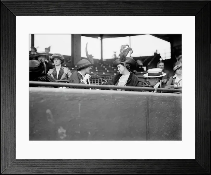 Framed Print : Baseball, Amateur And College - Watching Game Between Metropolitan And Chevy Chase Clubs... 1913. Creator: Harris & Ewing. Baseball, Amateur And College - Watching Game Between Metropolitan And Chevy Chase Clubs... 1913 Framed Print : Baseball, Amateur And College - Watching Game Between Metropolitan And Chevy Chase Clubs... 1913. Creator: Harris & Ewing. Baseball, Amateur And College - Watching Game Between Metropolitan And Chevy Chase Clubs... 1913