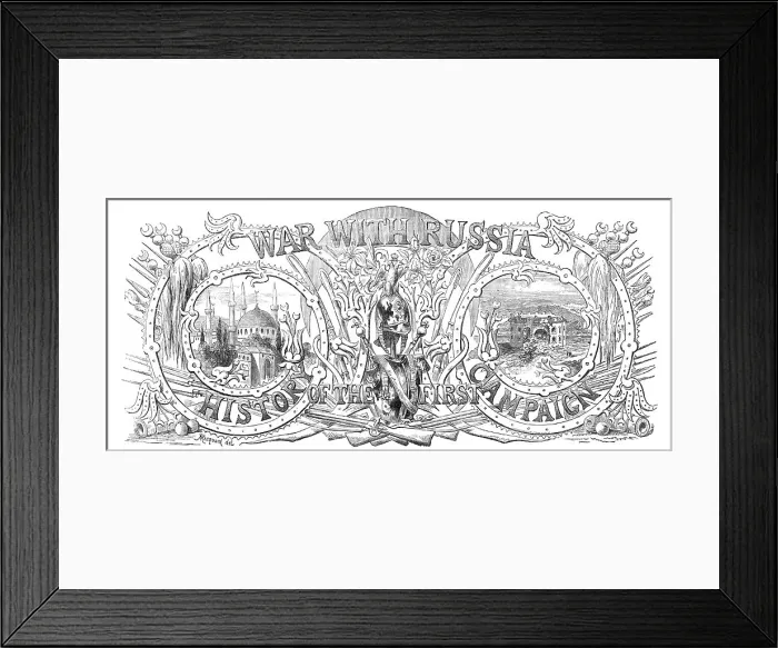 Framed Print : War with Russia - History of the First Campaign, 1854. Creator: Unknown Framed Print : War with Russia - History of the First Campaign, 1854. Creator: Unknown