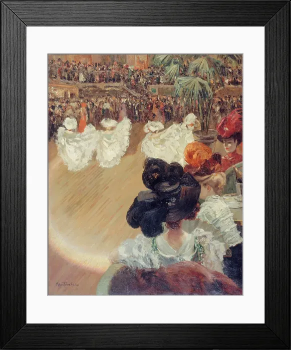 Framed Print : Quadrille at the Bal Tabarin, c1906. Creator: Unknown Framed Print : Quadrille at the Bal Tabarin, c1906. Creator: Unknown