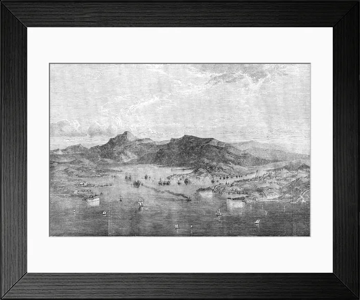 Framed Print : Sebastopol - from an original drawing, 1854. Creator: Edmund Evans Framed Print : Sebastopol - from an original drawing, 1854. Creator: Edmund Evans