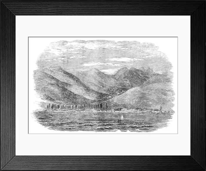 Framed Print : Ghelendjik Bay, Coast of Circassia, 1854. Creator: Unknown Framed Print : Ghelendjik Bay, Coast of Circassia, 1854. Creator: Unknown
