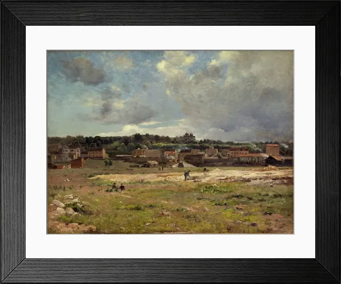 Framed Print : Rue Auguste-Lancon, Butte aux Cailles, 13th arrondissement, 1898. Creator: Unknown Framed Print : Rue Auguste-Lancon, Butte aux Cailles, 13th arrondissement, 1898. Creator: Unknown