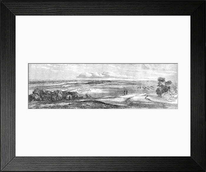 Framed Print : Encampment of Troops, at Varna, 1854. Creator: Unknown Framed Print : Encampment of Troops, at Varna, 1854. Creator: Unknown