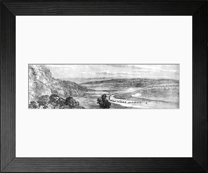 Framed Print : Embarkation of French and English Troops, in Varna Bay, 1854. Creator: Unknown Framed Print : Embarkation of French and English Troops, in Varna Bay, 1854. Creator: Unknown