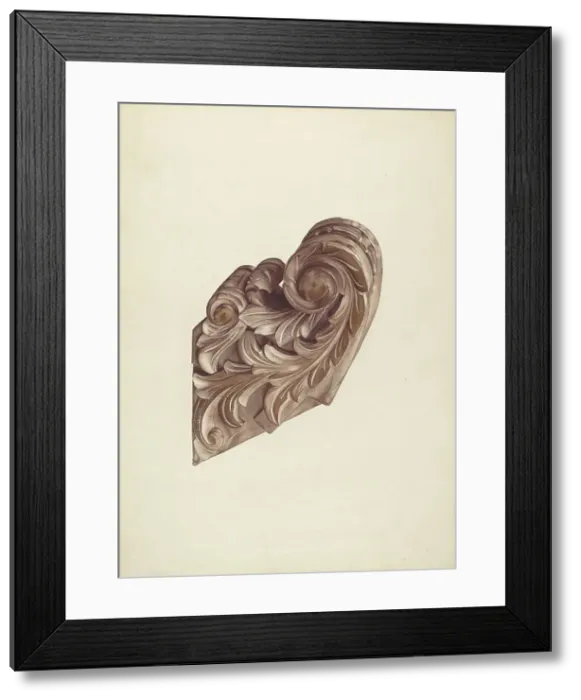 Framed Print : Billethead, c. 1939. Creator: Hazel Hyde Framed Print : Billethead, c. 1939. Creator: Hazel Hyde