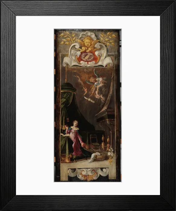 Framed Print : L'Annonciation, between 1632 and 1634. Creator: Jean de Saint-Igny Framed Print : L'Annonciation, between 1632 and 1634. Creator: Jean de Saint-Igny