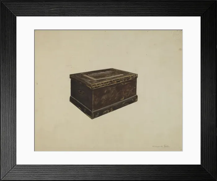Framed Print : Sea Chest, U.S. Navy, 1935 / 1942. Creator: Willoughby Ions Framed Print : Sea Chest, U.S. Navy, 1935 / 1942. Creator: Willoughby Ions