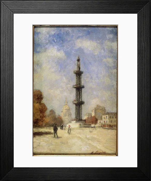 Framed Print : The Artesian well of Grenelle, (Place de Breteuil), c1880. Creator: Unknown