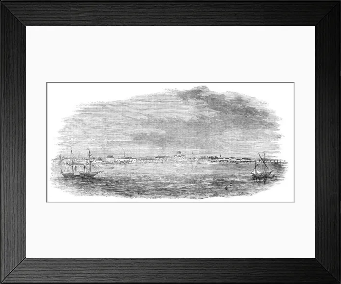 Framed Print : Eupatoria - Landing of the Crimean Expedition, 1854. Creator: Unknown Framed Print : Eupatoria - Landing of the Crimean Expedition, 1854. Creator: Unknown