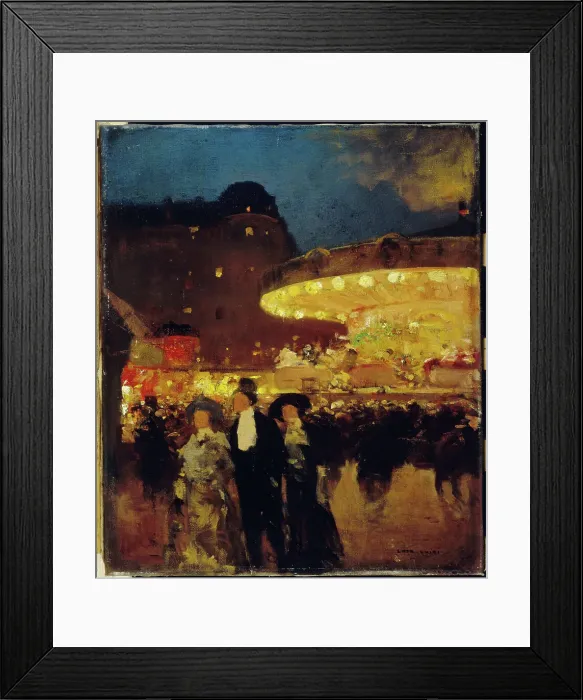 Framed Print : The carousel, c1900. Creator: Unknown Framed Print : The carousel, c1900. Creator: Unknown