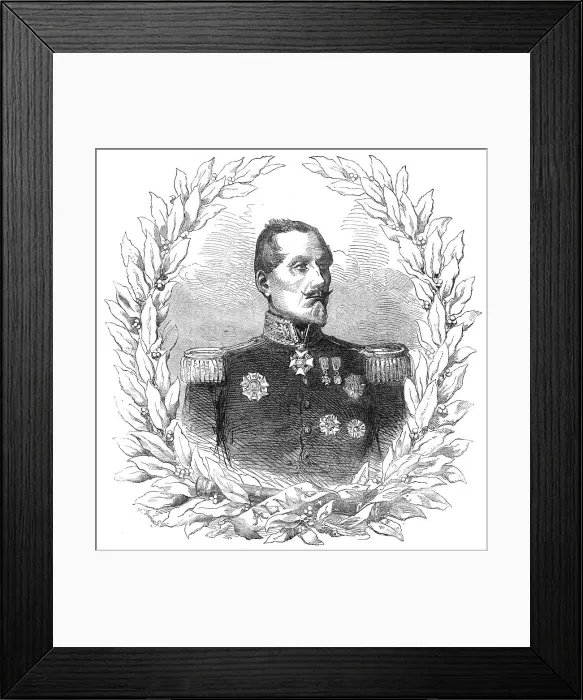 Framed Print : The late Marshal St. Arnaud, 1854. Creator: Unknown Framed Print : The late Marshal St. Arnaud, 1854. Creator: Unknown