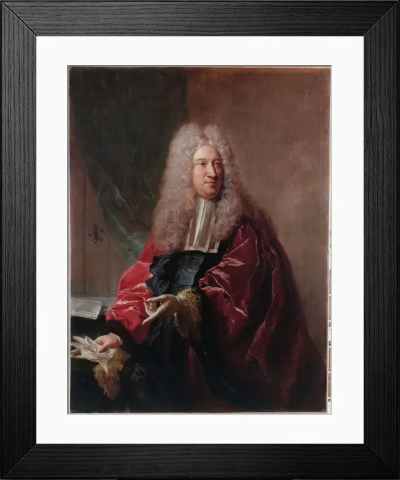Framed Print : Portrait de Jean Hébert, échevin de la ville de Paris, 1726. Creator: François de Troy Framed Print : Portrait de Jean Hébert, échevin de la ville de Paris, 1726. Creator: François de Troy