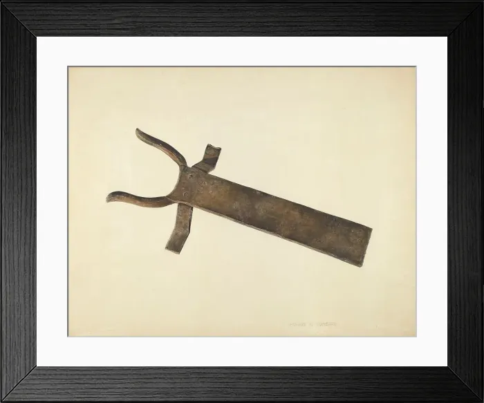 Framed Print : Bootjack, c. 1939. Creator: Howard Lumbard Framed Print : Bootjack, c. 1939. Creator: Howard Lumbard