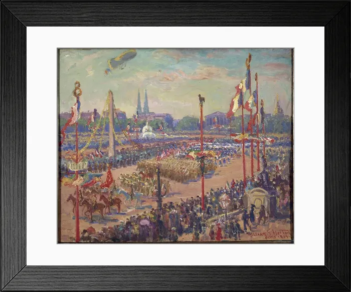 Framed Print : Victory parade, Place de la Concorde, November 11, 1919, 8th arrondissement. Creator: Unknown Framed Print : Victory parade, Place de la Concorde, November 11, 1919, 8th arrondissement. Creator: Unknown