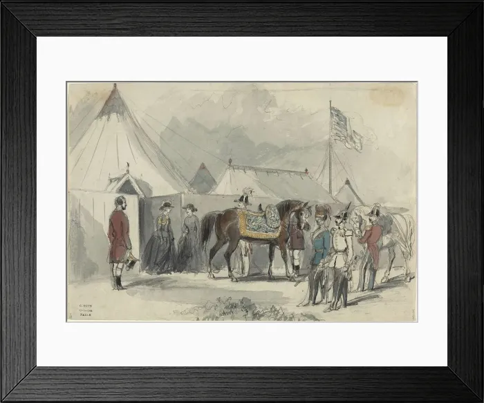 Framed Print : The Queen. Creator: Constantin Guys Framed Print : The Queen. Creator: Constantin Guys