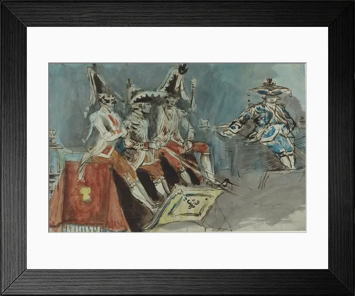 Framed Print : Coachmen. Creator: Constantin Guys Framed Print : Coachmen. Creator: Constantin Guys
