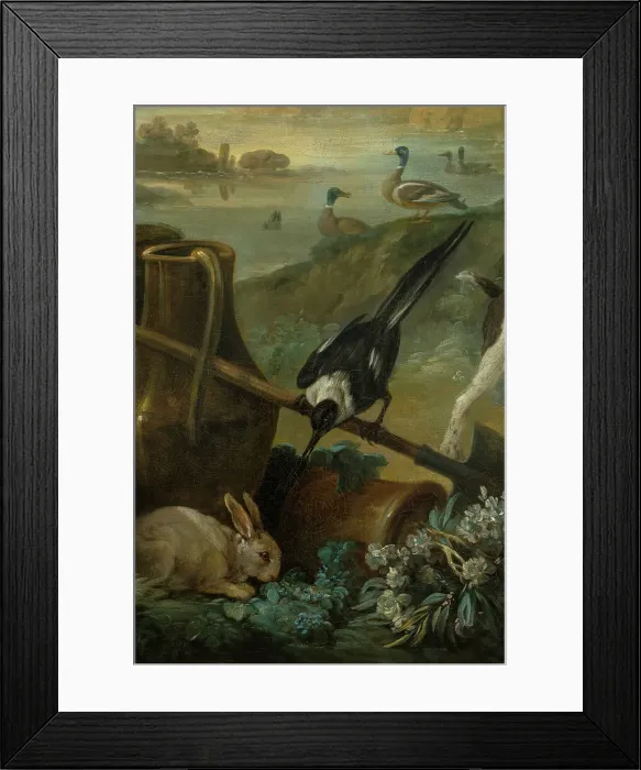 Framed Print : Paysage au chien, between 1765 and 1770. Creators: Jean Baptiste Marie Huet, Jean-Honore Fragonard Framed Print : Paysage au chien, between 1765 and 1770. Creators: Jean Baptiste Marie Huet, Jean-Honore Fragonard