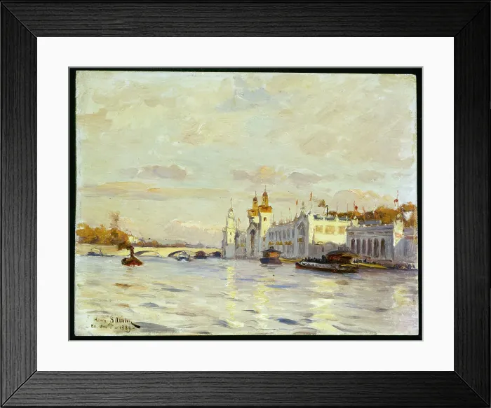 Framed Print : View of the Universal Exhibition of 1889. Creator: Unknown Framed Print : View of the Universal Exhibition of 1889. Creator: Unknown