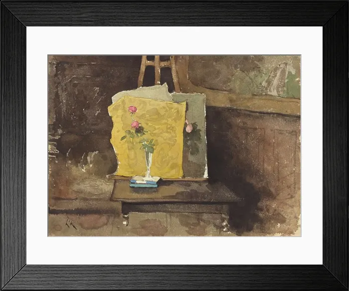 Framed Print : A Corner of a Studio. Creator: Henri-Joseph Harpignies Framed Print : A Corner of a Studio. Creator: Henri-Joseph Harpignies