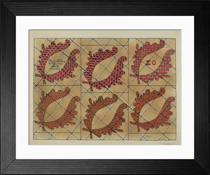 Framed Print : Quilt, c. 1936. Creator: Frank Nelson Framed Print : Quilt, c. 1936. Creator: Frank Nelson