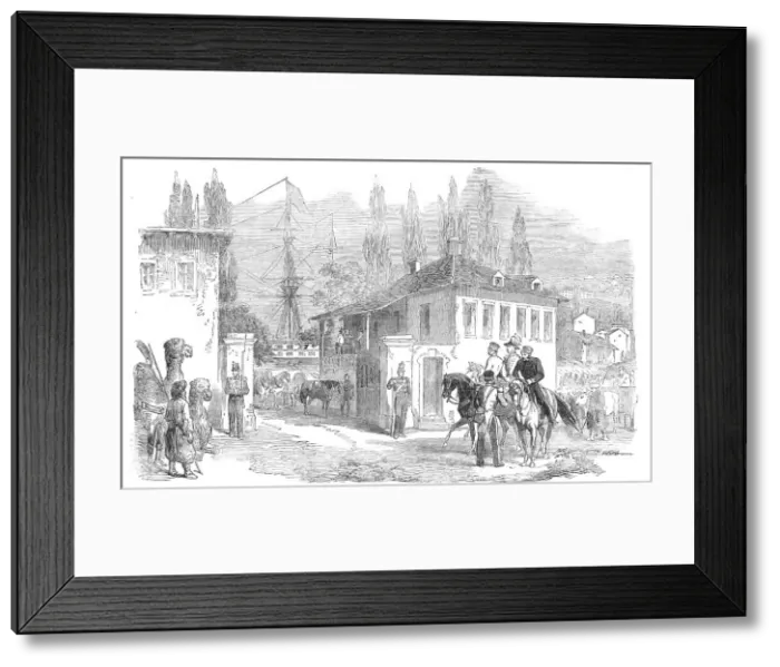 Framed Print : Lord Raglan's Head-Quarters, at Balaclava, 1854. Creator: Unknown Framed Print : Lord Raglan's Head-Quarters, at Balaclava, 1854. Creator: Unknown