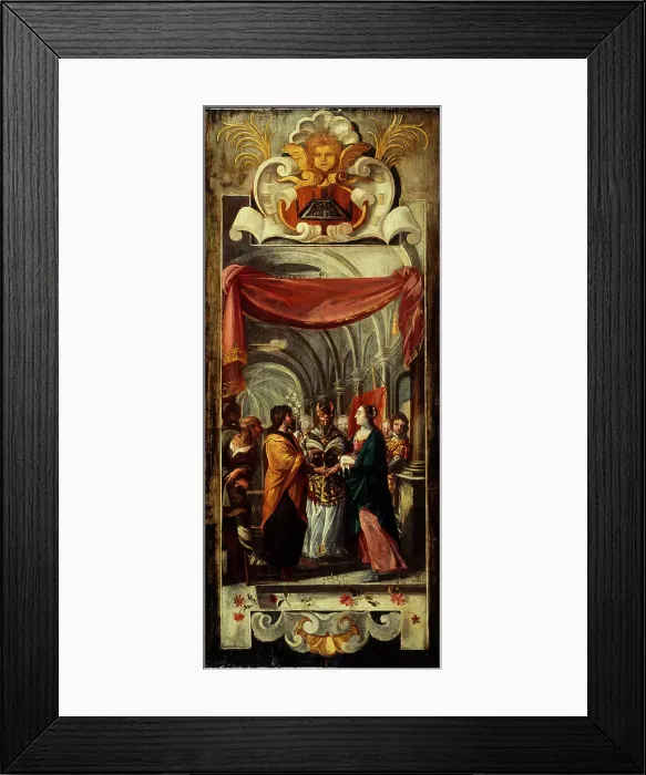 Framed Print : Le Mariage de la Vierge, between 1632 and 1634. Creator: Jean de Saint-Igny Framed Print : Le Mariage de la Vierge, between 1632 and 1634. Creator: Jean de Saint-Igny