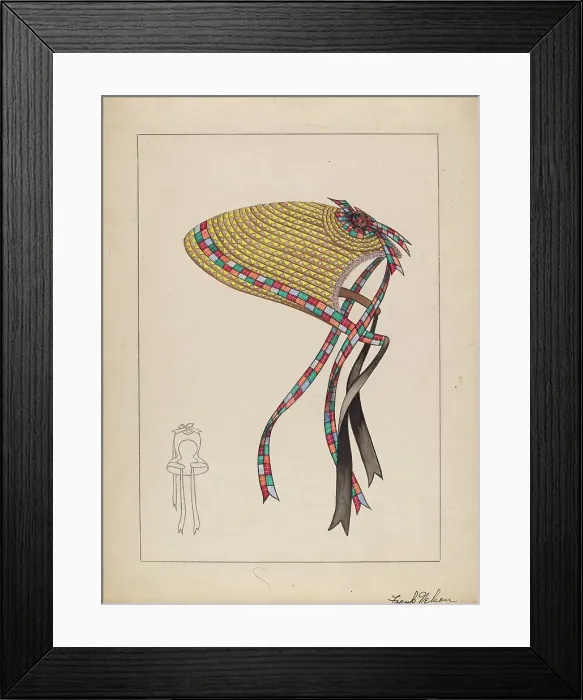 Framed Print : Bonnet, c. 1937. Creator: Frank Nelson Framed Print : Bonnet, c. 1937. Creator: Frank Nelson