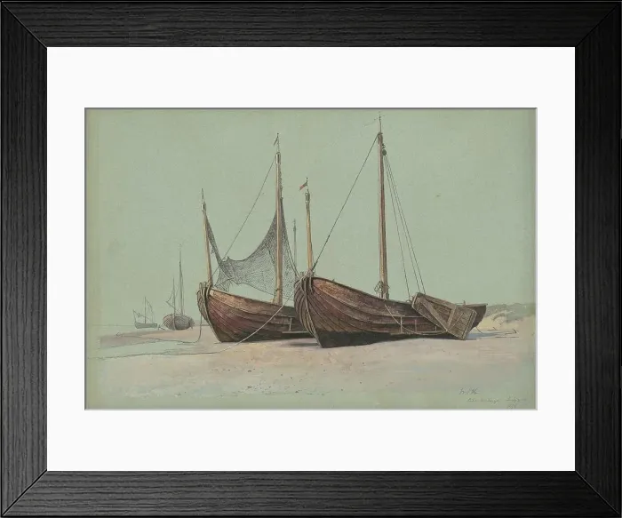Framed Print : Blankenbergh, 1876. Creator: William Stanley Haseltine Framed Print : Blankenbergh, 1876. Creator: William Stanley Haseltine