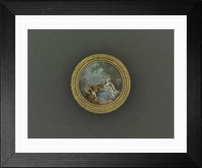 Framed Print : Bonbonnière, between 1782 and 1789. Creators: Ecole Francaise, Unknown Framed Print : Bonbonnière, between 1782 and 1789. Creators: Ecole Francaise, Unknown