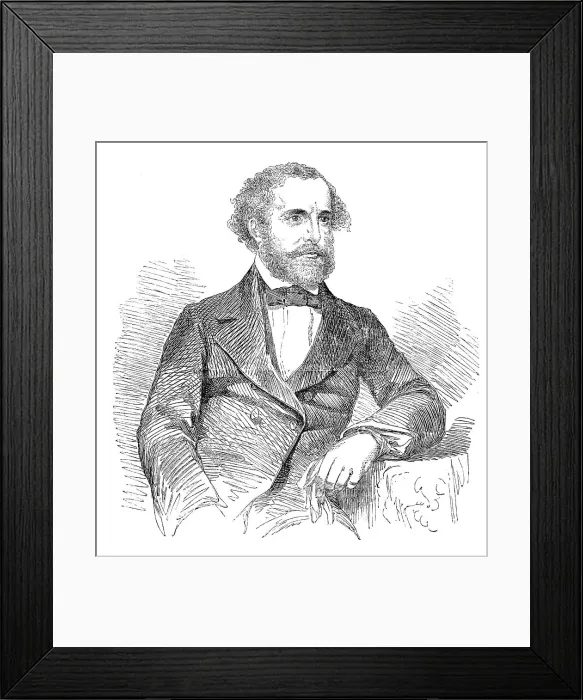 Framed Print : Dr. Rae - (from a daguerreotype by Beard), 1854. Creator: Unknown Framed Print : Dr. Rae - (from a daguerreotype by Beard), 1854. Creator: Unknown