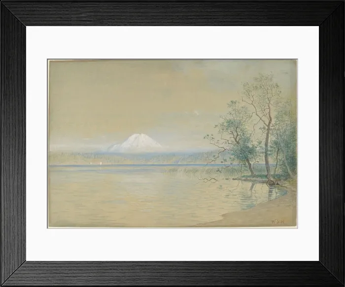 Framed Print : Mount Tacoma, 1899. Creator: William Stanley Haseltine Framed Print : Mount Tacoma, 1899. Creator: William Stanley Haseltine