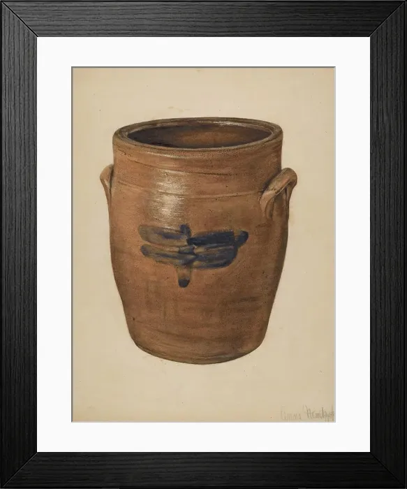 Framed Print : Crock, c. 1939. Creator: Anne Nemtzoff Framed Print : Crock, c. 1939. Creator: Anne Nemtzoff
