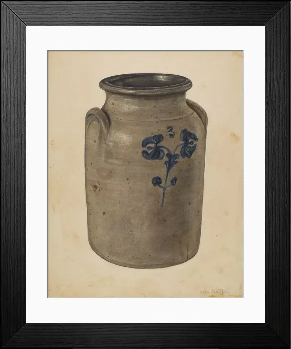 Framed Print : Jar, 1939. Creator: Anne Nemtzoff Framed Print : Jar, 1939. Creator: Anne Nemtzoff