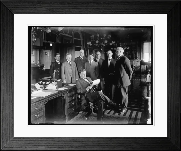 Framed Print : Josephus Daniels and group, between 1910 and 1920. Creator: Harris & Ewing. Josephus Daniels and group, between 1910 and 1920. Creator: Harris & Ewing Framed Print : Josephus Daniels and group, between 1910 and 1920. Creator: Harris & Ewing. Josephus Daniels and group, between 1910 and 1920. Creator: Harris & Ewing