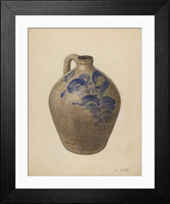 Framed Print : Jug, c. 1940. Creator: Anne Nemtzoff Framed Print : Jug, c. 1940. Creator: Anne Nemtzoff