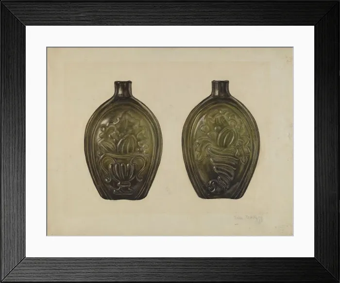 Framed Print : Flask, 1935 / 1942. Creator: Anne Nemtzoff Framed Print : Flask, 1935 / 1942. Creator: Anne Nemtzoff