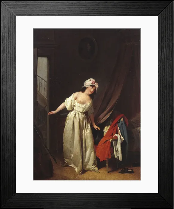 Framed Print : Le Doux Réveil, c1795. Creator: Louis Leopold Boilly Framed Print : Le Doux Réveil, c1795. Creator: Louis Leopold Boilly