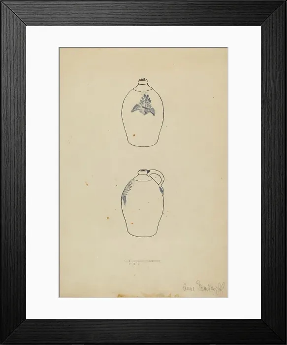 Framed Print : Jug, c. 1939. Creator: Anne Nemtzoff Framed Print : Jug, c. 1939. Creator: Anne Nemtzoff